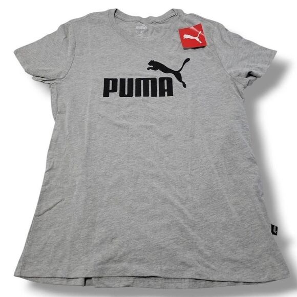New Puma Shirt Size Medium M Puma Graphic Print T-Shirt Women's Puma Graphic Tee - Picture 1 of 5